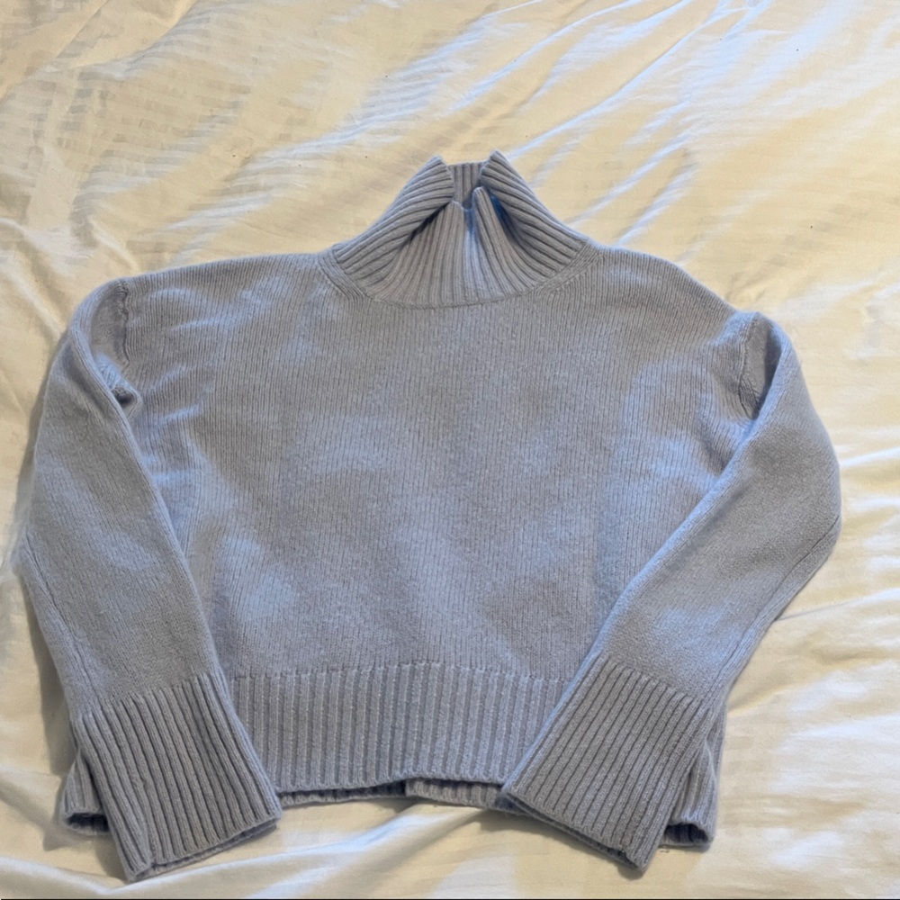 Cashmere sweater (mock turtleneck)